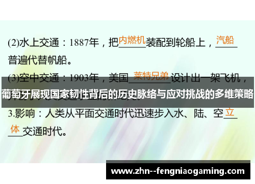 葡萄牙展现国家韧性背后的历史脉络与应对挑战的多维策略