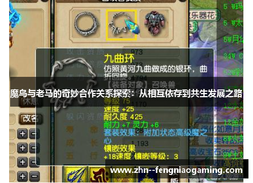 魔鸟与老马的奇妙合作关系探索：从相互依存到共生发展之路